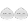 SHANY Stay Jelly Silicone Sponge - Clear & Non-Absorbent Makeup Blending Sponge for Flawless Application with Foundation - CONE (Pack of 2)
