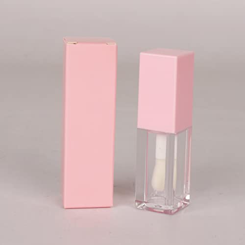 25pc Pink Craft Paper Boxes 25x25x86mm for Lip Gloss
