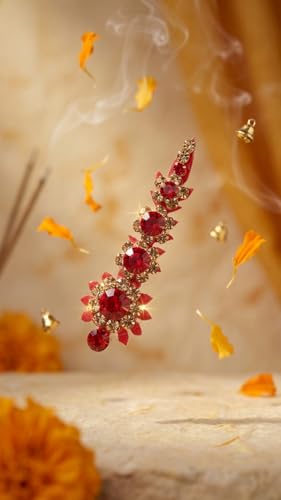 13 Long Crystal Bindis Handmade Face Jewels for Bridal & Party