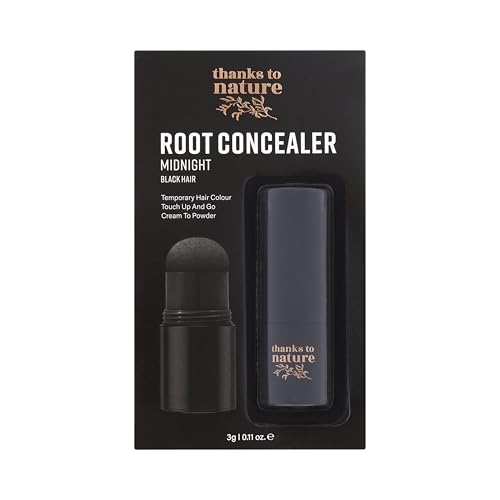 Thanks to Nature Root Concealer for Black Hair - Midnight, 0.11 oz