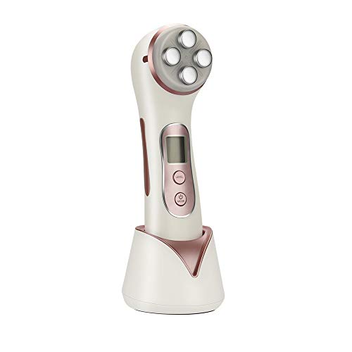 5-in-1 LED Light Therapy Facial Massager with Microcurrent