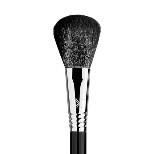 Sigma Beauty F10 Powder/Blush Brush ? Soft Tapered Face Brush for Setting Powder & Blush ? Professional Makeup Brush ? Black Handle ? 1 Count