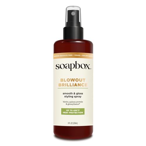 Soapbox Blowout Brilliance Heat Protectant Spray 8oz