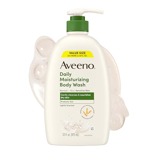 Aveeno Daily Moisturizing Body Wash for Dry Skin, 33 fl oz