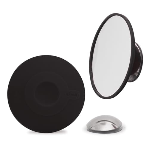 Cosmetic Mirror 10 x Magnification with Magnetic Extension Bar, Black