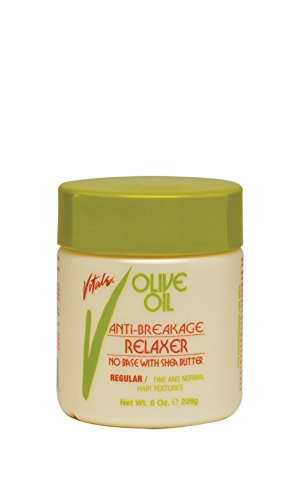 Olive Oil Relaxer Regular 8oz - Anti Breakage Hair Treatment