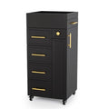 OmySalon Salon Trolley Cart with 5 Drawers & Tool Holders