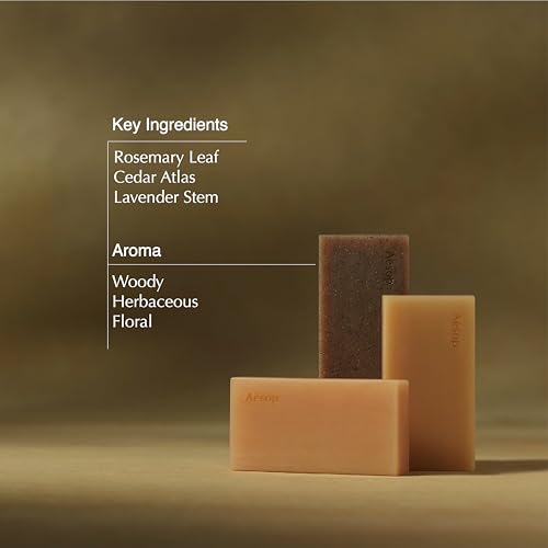 Aesop Nurture Bar Soap | Moisturizing Body Cleansing Bar with Shea Butter for Dry Skin | 5.2 oz (Pack of 2)