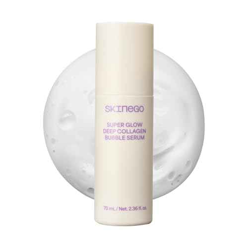 Super Glow Deep Collagen Bubble Serum with 1,005,189ppb Collagen ? Anti-Aging, Hydrating, Skin-Firming, Fine Line Care, Korean Skincare ? 2.36 fl.oz