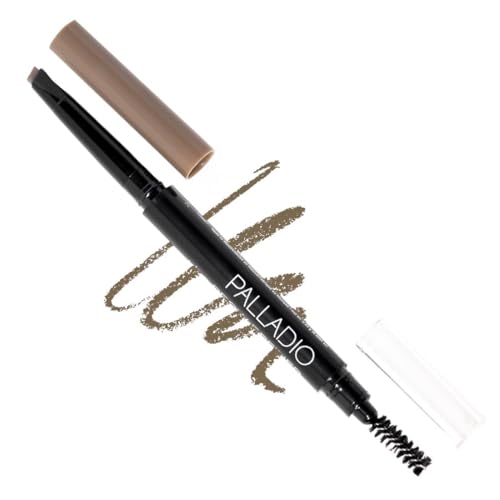 Palladio Brow Definer Retractable Eyebrow Pencil, Taupe
