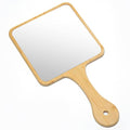 Bamboo Handheld Mirror with Handle - 6.3" x 11.8"