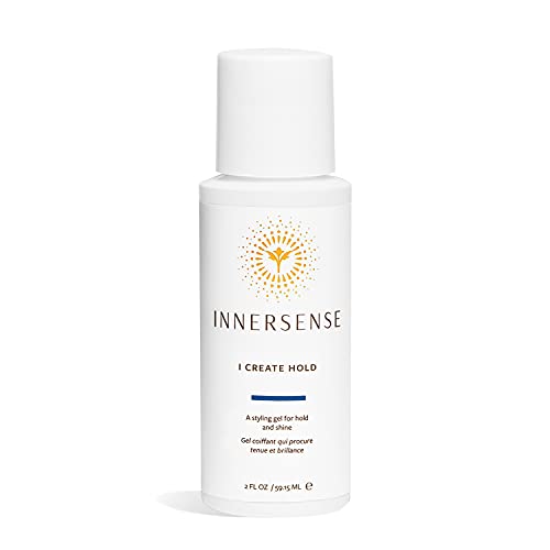 INNERSENSE Organic Beauty - Natural I Create Hold Styling Gel | Non-Toxic, Cruelty-Free, Clean Haircare (Travel Size, 2 fl oz | 59 ml)