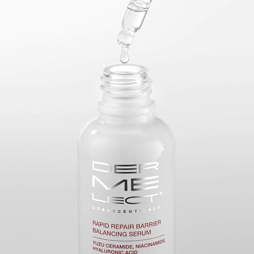 Dermelect Cosmeceuticals Rapid Repair Barrier Balancing Serum ? Super-Hydrating Treatment with Niacinamide, Hyaluronic Acid, Prebiotics, & Antioxidants for Smooth, Radiant Skin 1.0 oz