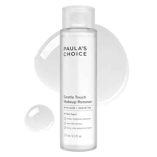 Paula's Choice Gentle Touch Oil Free Waterproof Makeup Remover, Aloe & Green Tea, Non-Irritating, 4.3 Ounce