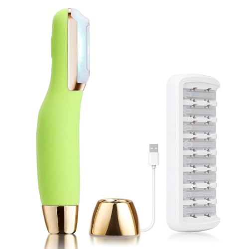 Sonic Dermaplaning Tool - Electric Facial Hair Remover & Eyebrow Trimmer
