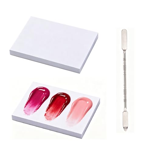 100 Sheets Disposable Nail Art Palette Paper with Mixing Stick