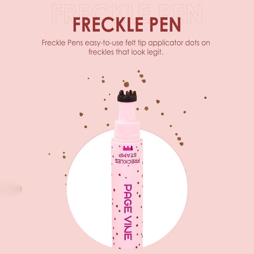 Dual-Ended Liquid Eyeliner & Freckle Stamp Pen - 2 in 1