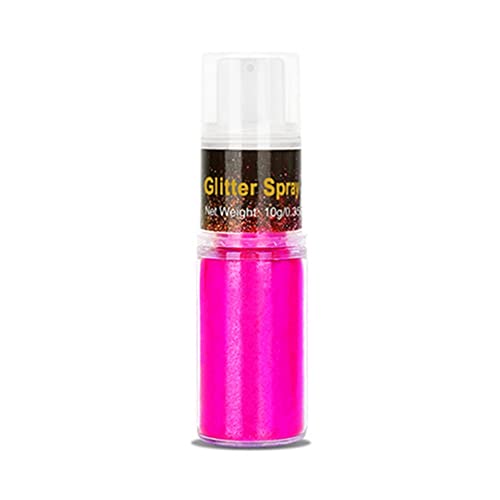 UV Pink Glitter Spray for Hair & Body – Festival Makeup