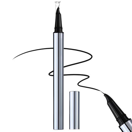 Waterproof Black Liquid Eyeliner with Micro Angled Tip