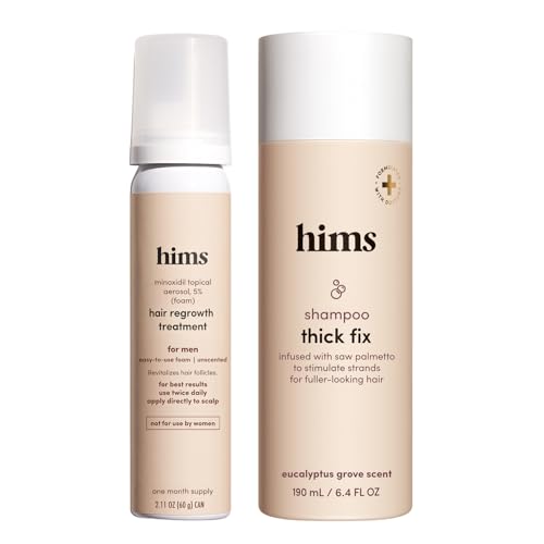 Hims Thick Fix Shampoo & 5% Minoxidil Foam Hair Growth Set