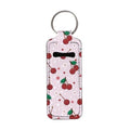 Neoprene Lipstick Holder Keychain for Lip Balm