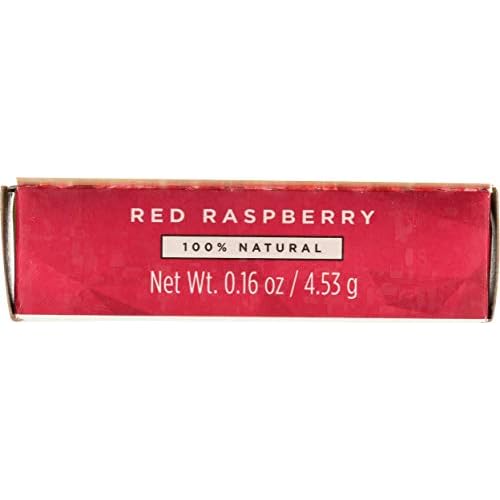 Burt's Bees Flavor Crystals 100% Natural Lip Balm, Red Raspberry with Beeswax & Fruit Extracts - 1 Tube,0.16 ounce