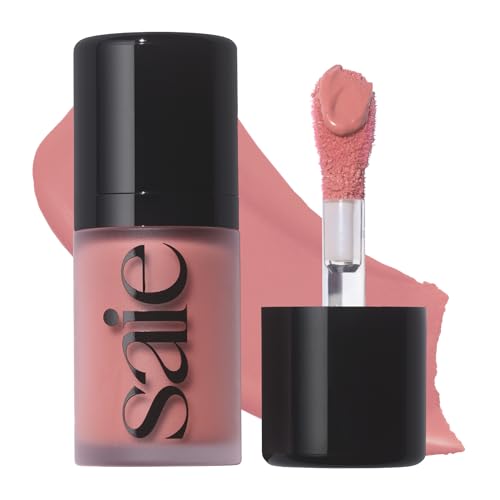 Saie Mini Dew Liquid Blush - Hydrating Vegan Cream Cheek Tint