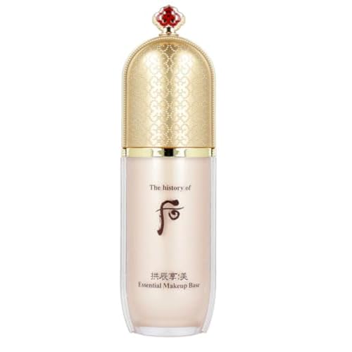 The History Of Whoo Gongjinhyang Mi Essential Makeup Base Moisturizing Nourishing Skin Care 3 Pcs Special Set