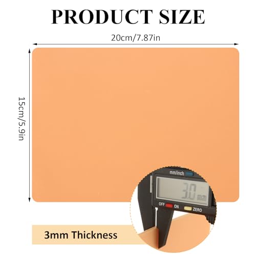 12Pcs 3MM Tattoo Practice Skin, 8x6'' Double-Sided