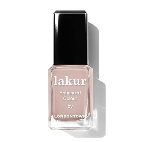 LONDONTOWN Lakur Nail Polish Pampas Beige - Long-Lasting Vegan Non-Toxic 0.4 Fl Oz