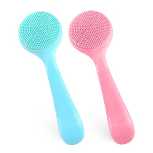 2-Pack Silicone Face Brush for Deep Cleansing & Exfoliating