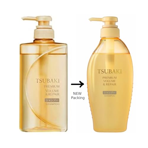 Tsubakii Premium Volume & Repair Shampoo with Camellia Oil – 450ml