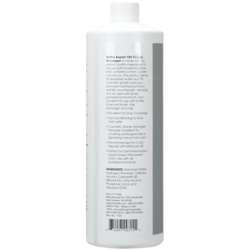 ForPro Expert 10 Volume Crème Developer, 32 Fl Oz