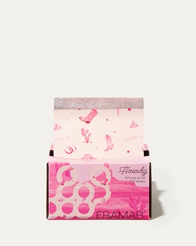 FRAMAR Howdy Hair Foils 500ct - Pop Up Highlighting Foils
