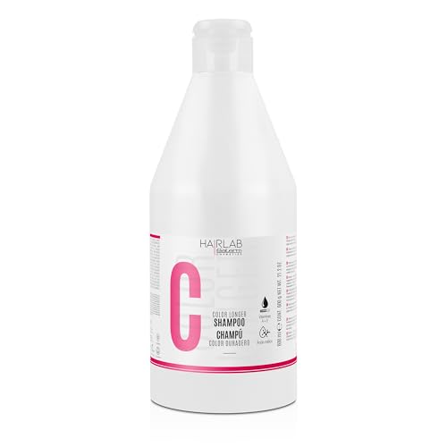 SALERM - Dyed, Bleached, or Gray Hair Shampoo - Shampoo Color Longer Hair Lab - 600 ml - with Provitamin B5 and Vitamins A and E - Seals and Maintains Color - Sulfate and Paraben-Free