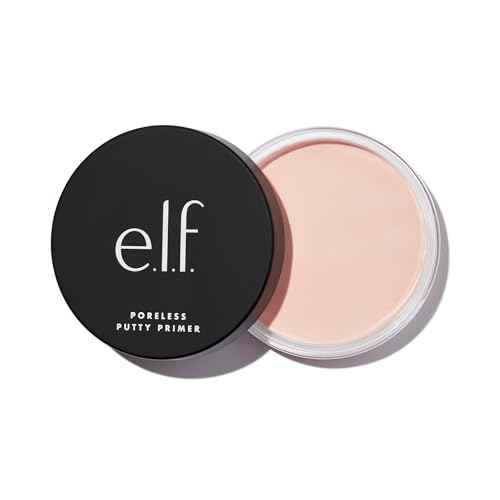e.l.f. Poreless Face Primer, Skin-Perfecting & Lightweight, Long Lasting, Smooths & Preps to Create Flawless Base, Infused with Tea Tree and Vitamins A & E, 2 Fl Oz