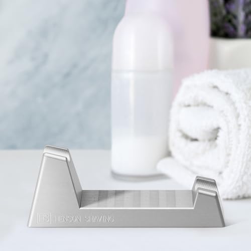 The Henson Razor Stand - Lightweight and Highly Durable Safety Razor Stand for Men and Women - Aluminum Razor Holder Designed for Henson AL13, Henson AL13-M, Henson Ti22
