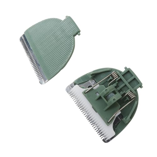 HaeKap Green Ceramic & Stainless Steel Trimmer Replacement Blades for Meridian Grooming Trimmer - 2 Pack