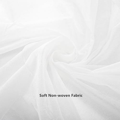DEAYOU 30 PCS Disposable Fitted Massage Table Sheets, Elastic Spa Bed Covers, Breathable Non Woven Fabric Massage Table Protector for Tattoo, Hotel, Beauty Salon, Facial, Esthetician, 35" x 86", White