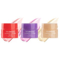 MCoBeauty - Double Duty Lip Mask Deluxe Trio - Contains Coconut Oil and Vitamin E Lip Balm for Day or Overnight Mask - Skin Care and Makeup Accessories - Stocking Stuffers for Women - 15g