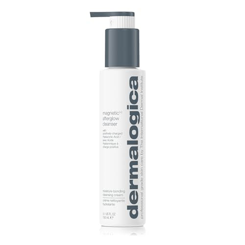 Dermalogica Magnetic AfterGlow Facial Cleanser, Mucin Cleansing Cream with Hyaluronic Acid - Delivers Glowing and Moisturizing Skin
