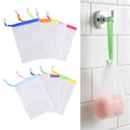Exfoliating Mesh Soap Pouches Pack of 10 - Gentle Foam Net Bags for Bath & Shower