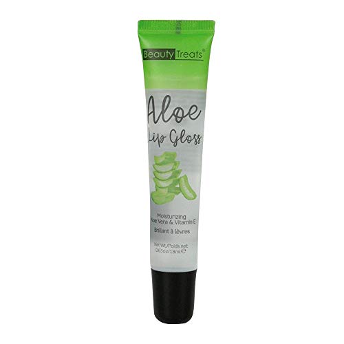 2 pcs Beauty Treats Aloe Lip Gloss Moisturizing Aloe Vera & Vitamin E