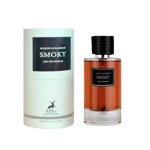 Maison Alhambra Smoky Eau de Parfum Spray for Unisex, 3.4 Ounce