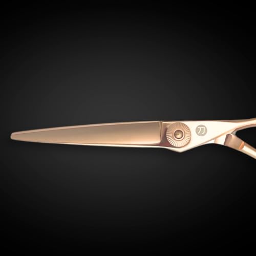Gold Hair Cutting Shears for Professional Hairdresser - 6" Scissors