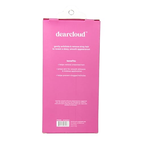 Dearcloud Dermaplaning Razor Set of 6 Pretty in Pink - Face & Eyebrow Trimming