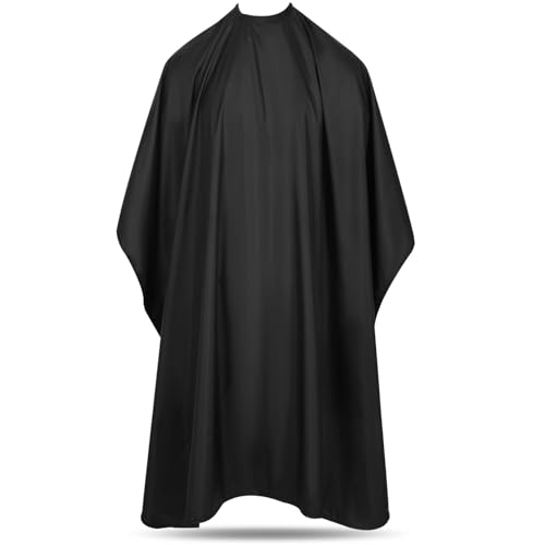 Waterproof Barber Cape 51x59 Inch Anti-Static Salon Cape with Adjustable Snap Closure - Variation 1