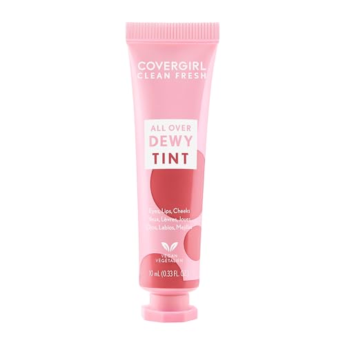 Covergirl Dewy Tint 600 Fuchsia Passion 3-in-1 Lip, Eye & Cheek Color, 0.33 fl oz