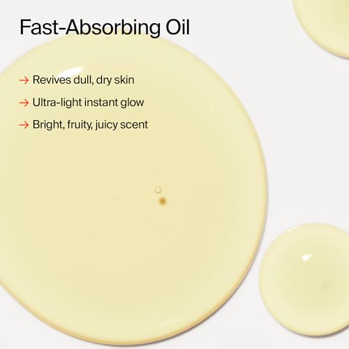 Youth To The People Superberry Hydrate + Glow Dream Face Oil - Revives Dull + Dry Skin, Boosts Radiance, Hydrating, Ultra-Lightweight Formula, Vitamin C, Squalane, Omega Oils, Vegan - 1 fl oz