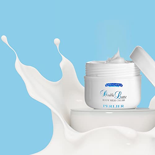 Perlier Double Latte Body Milk Cream For Senitive Skin ~ 6.7oz